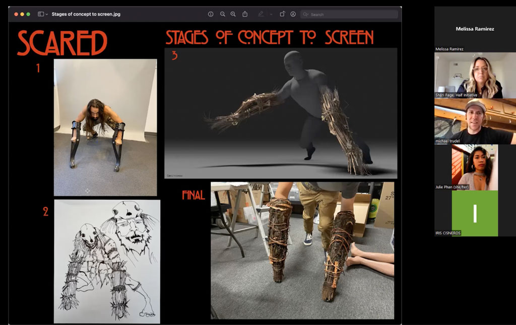 Screenshot from the AHS Props Workshop